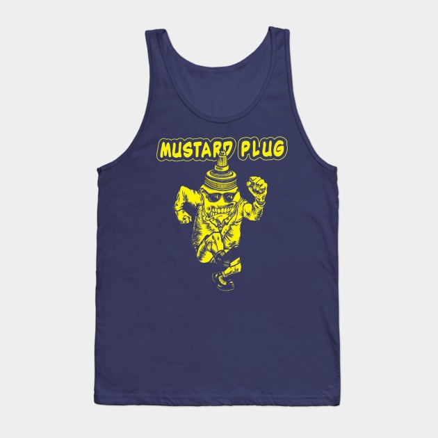 mustard plug rude Tank Top by PrettyNeat Patterns